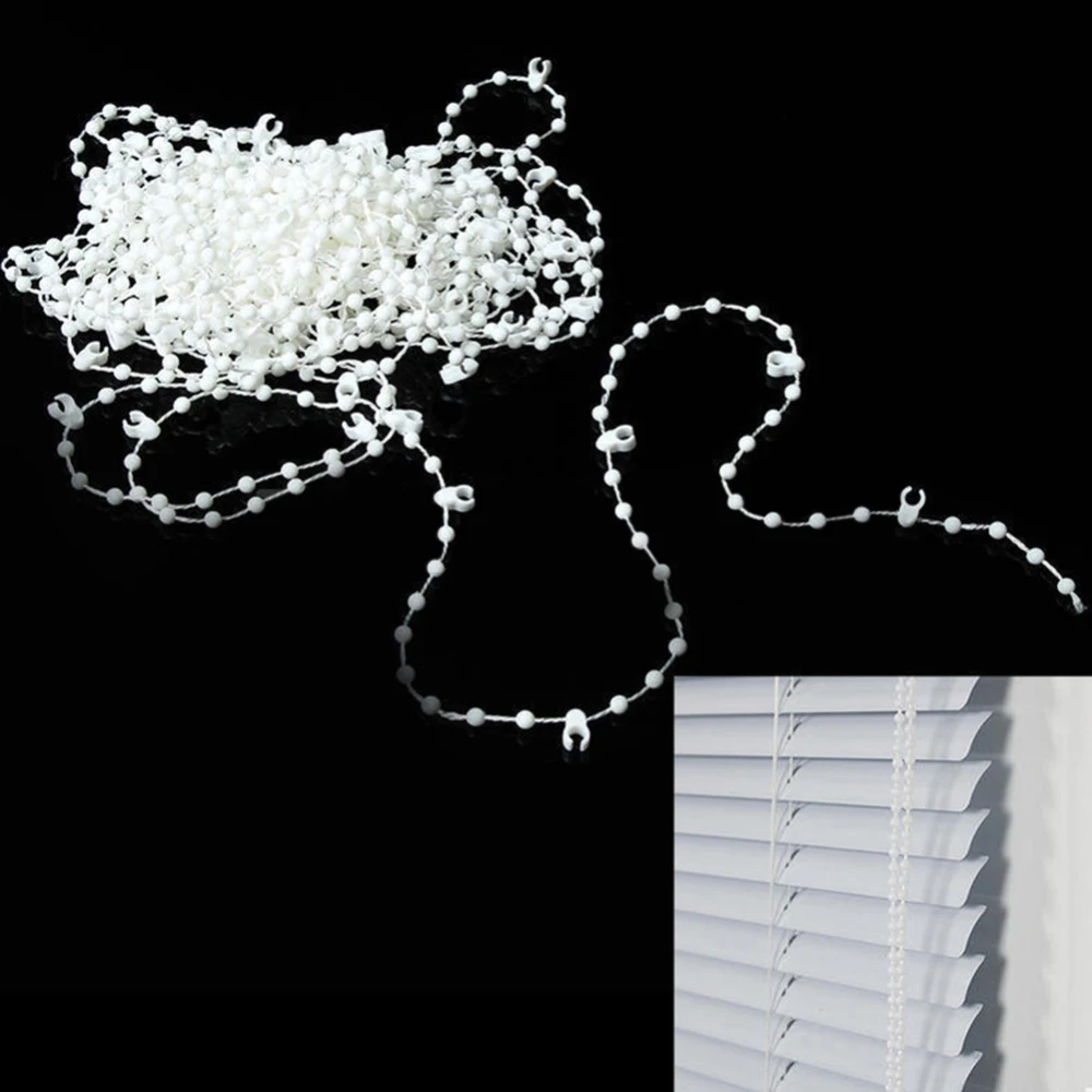 3.5 in Pièces de Rechange et pièces Bon Marché Vertical Blind bas chaîne 89 mm Blanc environ 8.89 cm