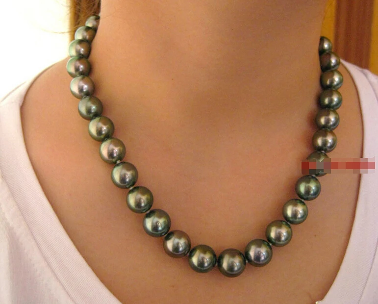 AAA17"10-11mm REAL natural TAHITIAN black GREEN pearl necklace 14k*TAHITI^^^@^Noble style Natural Fine jewe FREE SHIPPING
AAA17"10-11mm REAL natural TAHITIAN black GREEN pearl necklace 14k*TAHITI^^^@^Noble style Natural Fine jewe FREE SHIPPING