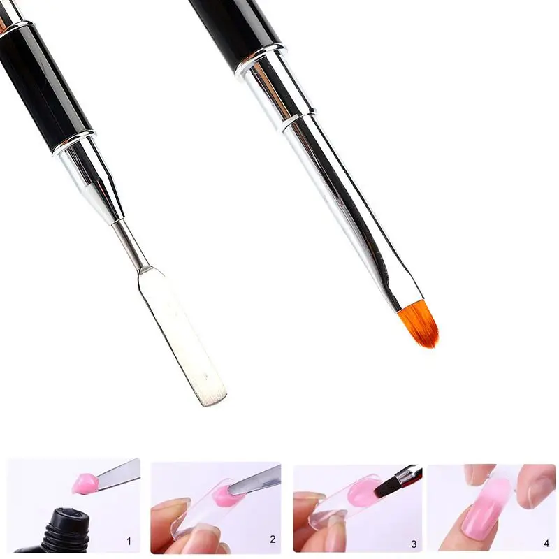 1pc Multi-functional Poly Gel Nail Art Brush Pen Black Handle UV PolyGel Brush Nail Polish Painting Drawing Nail Gel Brush -15##
1pc Multi-functional Poly Gel Nail Art Brush Pen Black Handle UV PolyGel Brush Nail Polish Painting Drawing Nail Gel Brush -15##