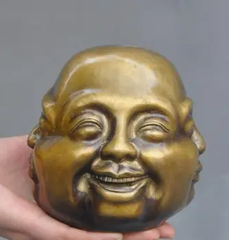 zhmui88002841781++Chinese Buddhism Bronze Copper Maitreya Buddha 4 Face Moods Buddha Head Statue
zhmui88002841781++Chinese Buddhism Bronze Copper Maitreya Buddha 4 Face Moods Buddha Head Statue