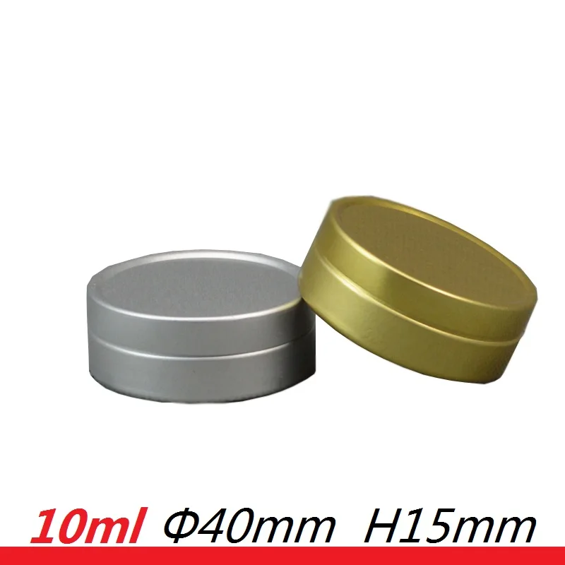 10g Gold Aluminum jar with Rolled Edges Top and Matching lids Cosmetic cream jar pot for lip balm pomade sample 10ml metal can
10g Gold Aluminum jar with Rolled Edges Top and Matching lids Cosmetic cream jar pot for lip balm pomade sample 10ml metal can
