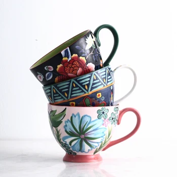 Creative Ceramic Hand Painted Mug Milk Cup Oatmeal Dessert Cup Couple On The Cup
Creative Ceramic Hand Painted Mug Milk Cup Oatmeal Dessert Cup Couple On The Cup