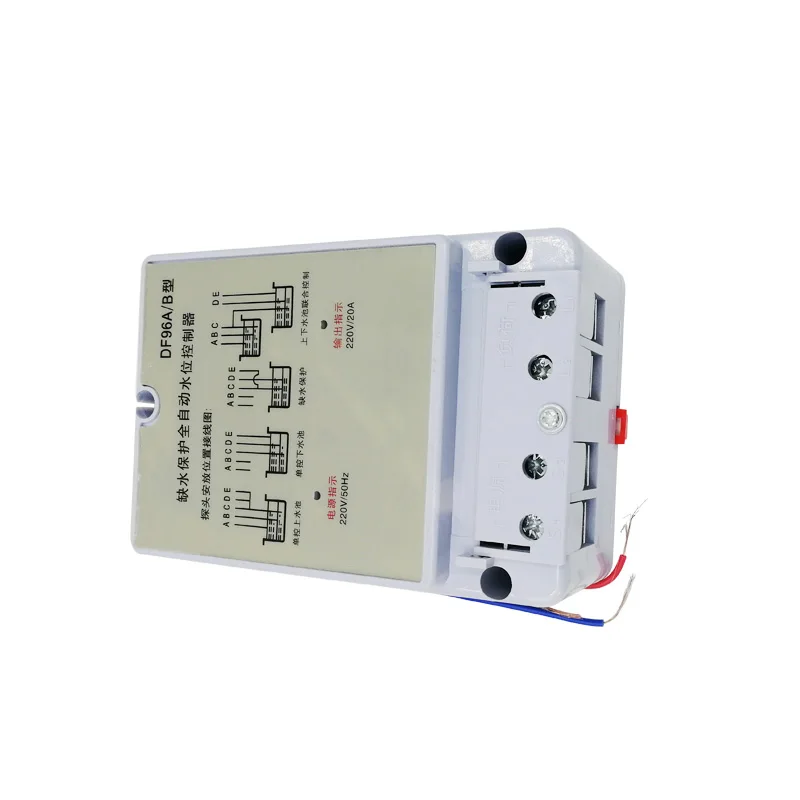 DF96A/B Automatic Water Level Controller Pump Controller Automatic Water Level Switch 220V and 2 m Tricolor Water Level Probe
DF96A/B Automatic Water Level Controller Pump Controller Automatic Water Level Switch 220V and 2 m Tricolor Water Level Probe