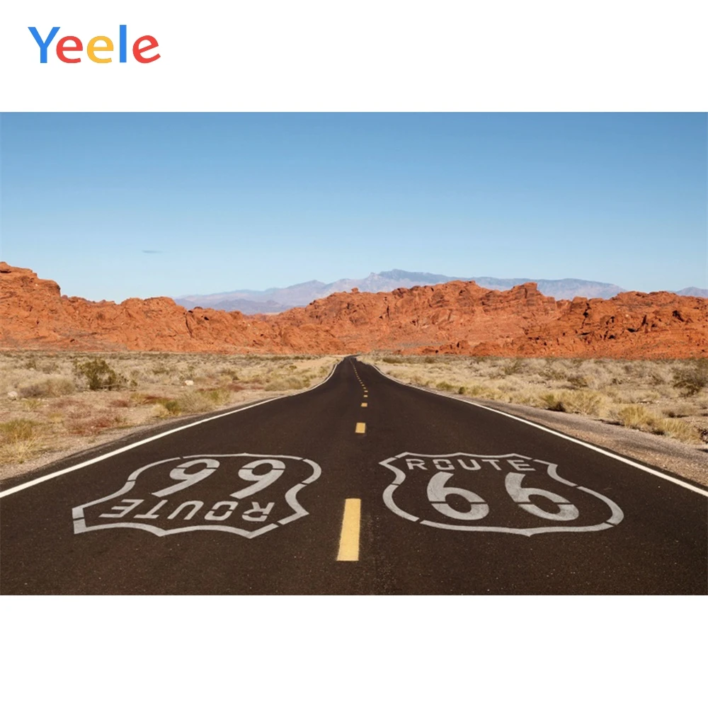 Yeele Route 66 Road USA Hill Desert Blue Sky Natural Scenery Photography Backgrounds Photographic Backdrops For Photo Studio
Yeele Route 66 Road USA Hill Desert Blue Sky Natural Scenery Photography Backgrounds Photographic Backdrops For Photo Studio