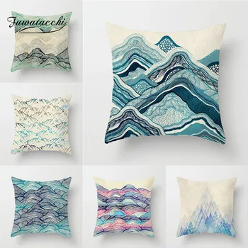 Fuwatacchi Watercolor Painting Cushion Covers Rock Geometric Pillow Case Decorative Home Sofa Chair New 2019 Pillowcases
Fuwatacchi Watercolor Painting Cushion Covers Rock Geometric Pillow Case Decorative Home Sofa Chair New 2019 Pillowcases