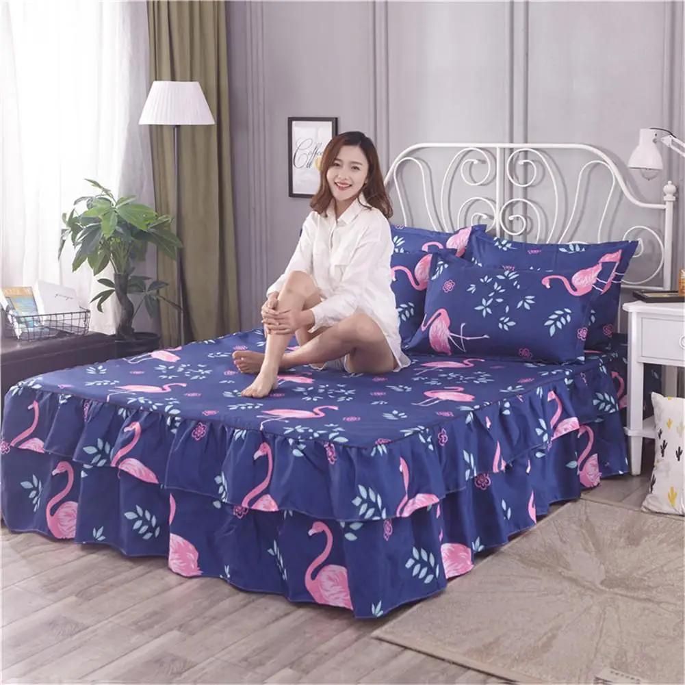 High Quality Flamingo Bed Skirt Non-slip Protective Cover Delicate Edging Bed Cover Sheets
High Quality Flamingo Bed Skirt Non-slip Protective Cover Delicate Edging Bed Cover Sheets