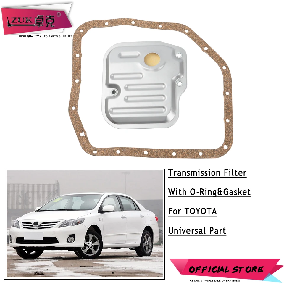 ZUK Good Transmission Filter Strainer with O-Ring & Gasket For Toyota COROLLA YAIRS VIOS WISH CELICA For Scion xA xB xD Matrix
ZUK Good Transmission Filter Strainer with O-Ring & Gasket For Toyota COROLLA YAIRS VIOS WISH CELICA For Scion xA xB xD Matrix