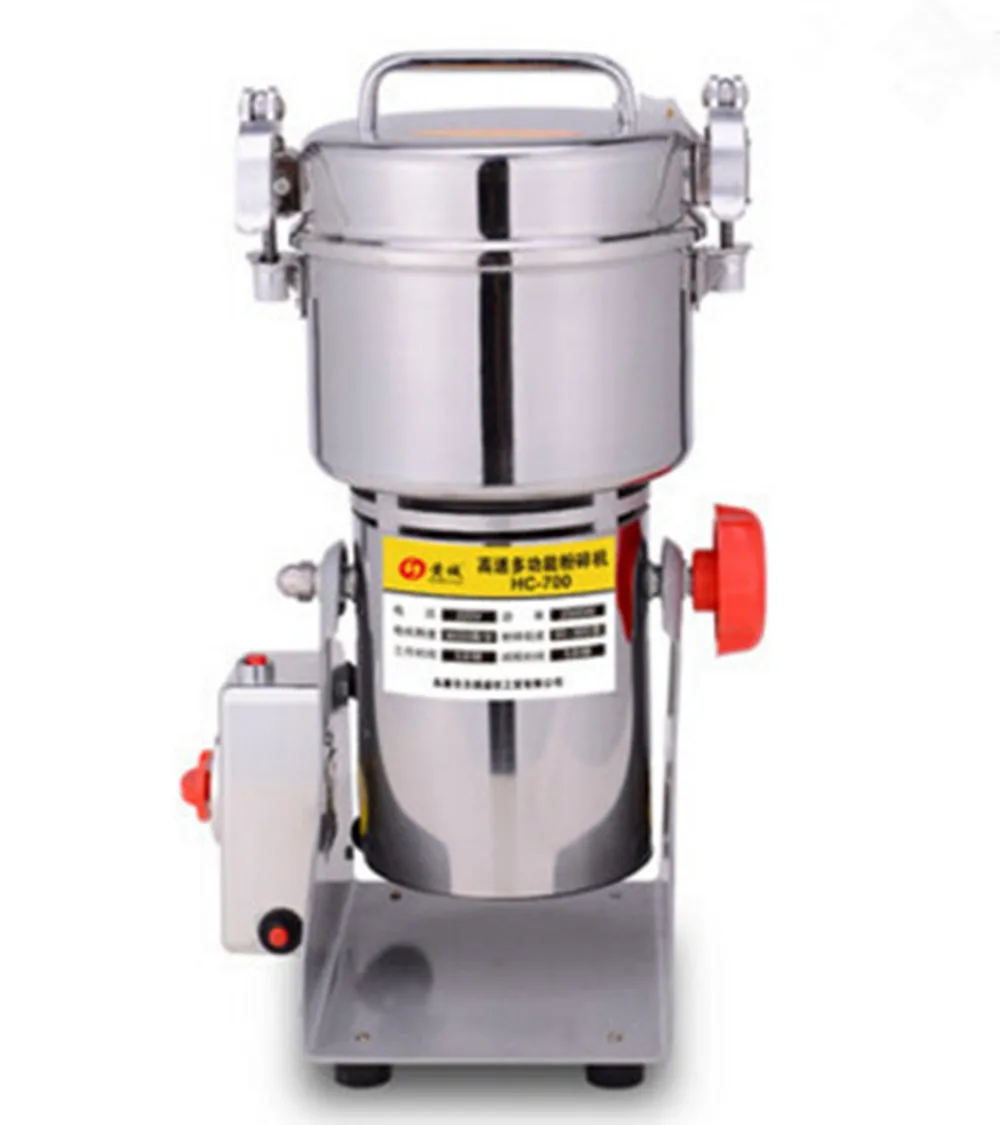 700g Swing Type Mills Electric Herbal Powder Mill Dry Food Grinder Machine Ultra-high speed Intelligent Spices Cereals Crusher
700g Swing Type Mills Electric Herbal Powder Mill Dry Food Grinder Machine Ultra-high speed Intelligent Spices Cereals Crusher