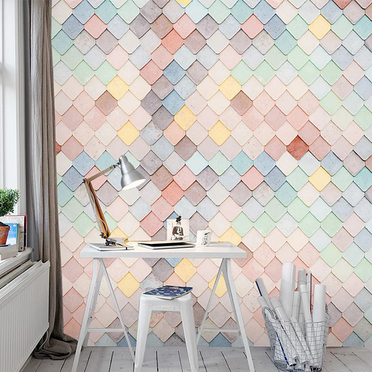 Modern minimalist Nordic Macaron wallpaper beauty nail makeup shop wallpaper dessert milk tea bakery shop silk mural wallpapers 
Modern minimalist Nordic Macaron wallpaper beauty nail makeup shop wallpaper dessert milk tea bakery shop silk mural wallpapers