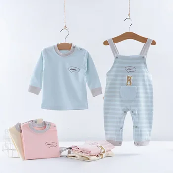 Autumn New Baby Boy Clothes Set Long Sleeve Tops+Bib Pants 2Pcs Suit Cartoon Cotton Newborn Baby Girl Clothing Sets
Autumn New Baby Boy Clothes Set Long Sleeve Tops+Bib Pants 2Pcs Suit Cartoon Cotton Newborn Baby Girl Clothing Sets