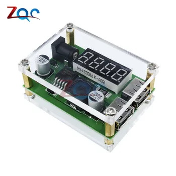 DC-DC 9V 12V 24V 36V to 5V 3A LED Digital Display Step Down Buck Module Voltage Voltmeter Dual USB Converter With Case for Car
DC-DC 9V 12V 24V 36V to 5V 3A LED Digital Display Step Down Buck Module Voltage Voltmeter Dual USB Converter With Case for Car