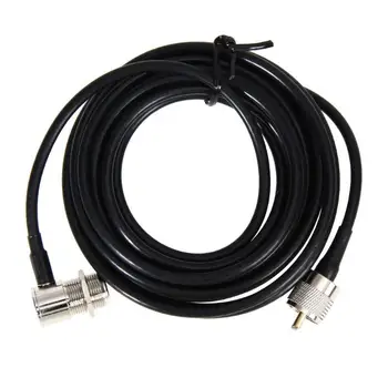 16ft Cable for Car Mobile Radio Antenna Feeder Cable SMA-Male Connector Coaxial Cable PL-259 SO-239 Game Cable
16ft Cable for Car Mobile Radio Antenna Feeder Cable SMA-Male Connector Coaxial Cable PL-259 SO-239 Game Cable