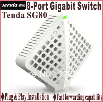 Network Switches Plug and Play, Gigabit Speed Tenda SG80 10/100/1000Mbps 8-ports Gigabit Switch16G switch capacity
Network Switches Plug and Play, Gigabit Speed Tenda SG80 10/100/1000Mbps 8-ports Gigabit Switch16G switch capacity