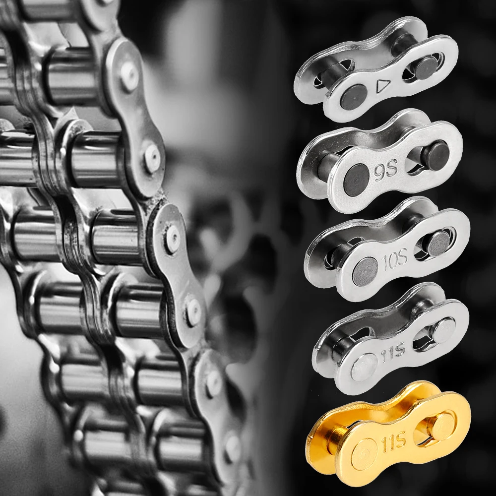 1 Pair / 5 Pair Bike Chain Link Bicycle Chain Repair Tool Bike Missing Link Bike Chain Connector 6-8S / 9S / 10S / 11S
1 Pair / 5 Pair Bike Chain Link Bicycle Chain Repair Tool Bike Missing Link Bike Chain Connector 6-8S / 9S / 10S / 11S
