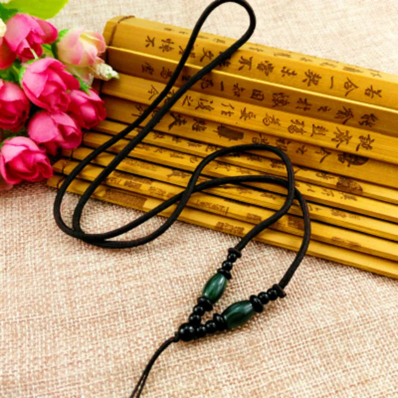 2pcs Hand Knited Necklace silk thread knot cord beads For Pendant-lucky chalcedony bead
2pcs Hand Knited Necklace silk thread knot cord beads For Pendant-lucky chalcedony bead