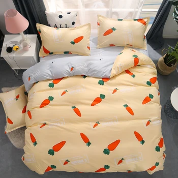 Dreamort carrot Pastoral Cartoon Simple style 3or4Pcs Bedding Set Twin Full Queen King size Bed sheet+Duvet cover+Pillowcase
Dreamort carrot Pastoral Cartoon Simple style 3or4Pcs Bedding Set Twin Full Queen King size Bed sheet+Duvet cover+Pillowcase