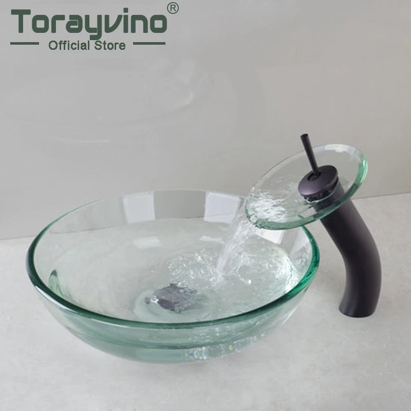 Фото Набор раковины Torayvino водопад 3 цвета раковина для ванной комнаты - купить