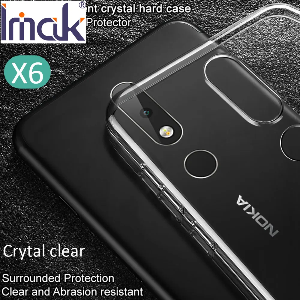 Imak Air Crystal Clear Transparent Case For Nokia 8.1 6.1 5.1 Plus Hard PC Plastic Cover
Imak Air Crystal Clear Transparent Case For Nokia 8.1 6.1 5.1 Plus Hard PC Plastic Cover