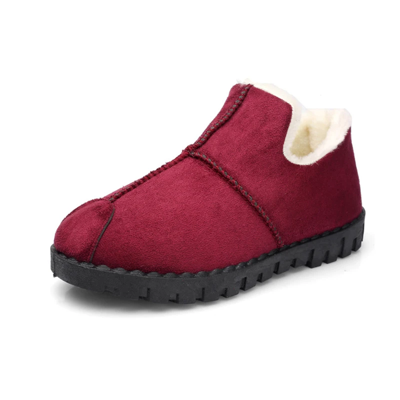 Women's Flat Shoes 2019 Winter Casual Slip on Ladies Shoes Warm Plush Woman Winter Flats Solid Color Non-Slip Woman Warm Shoe
Women's Flat Shoes 2019 Winter Casual Slip on Ladies Shoes Warm Plush Woman Winter Flats Solid Color Non-Slip Woman Warm Shoe