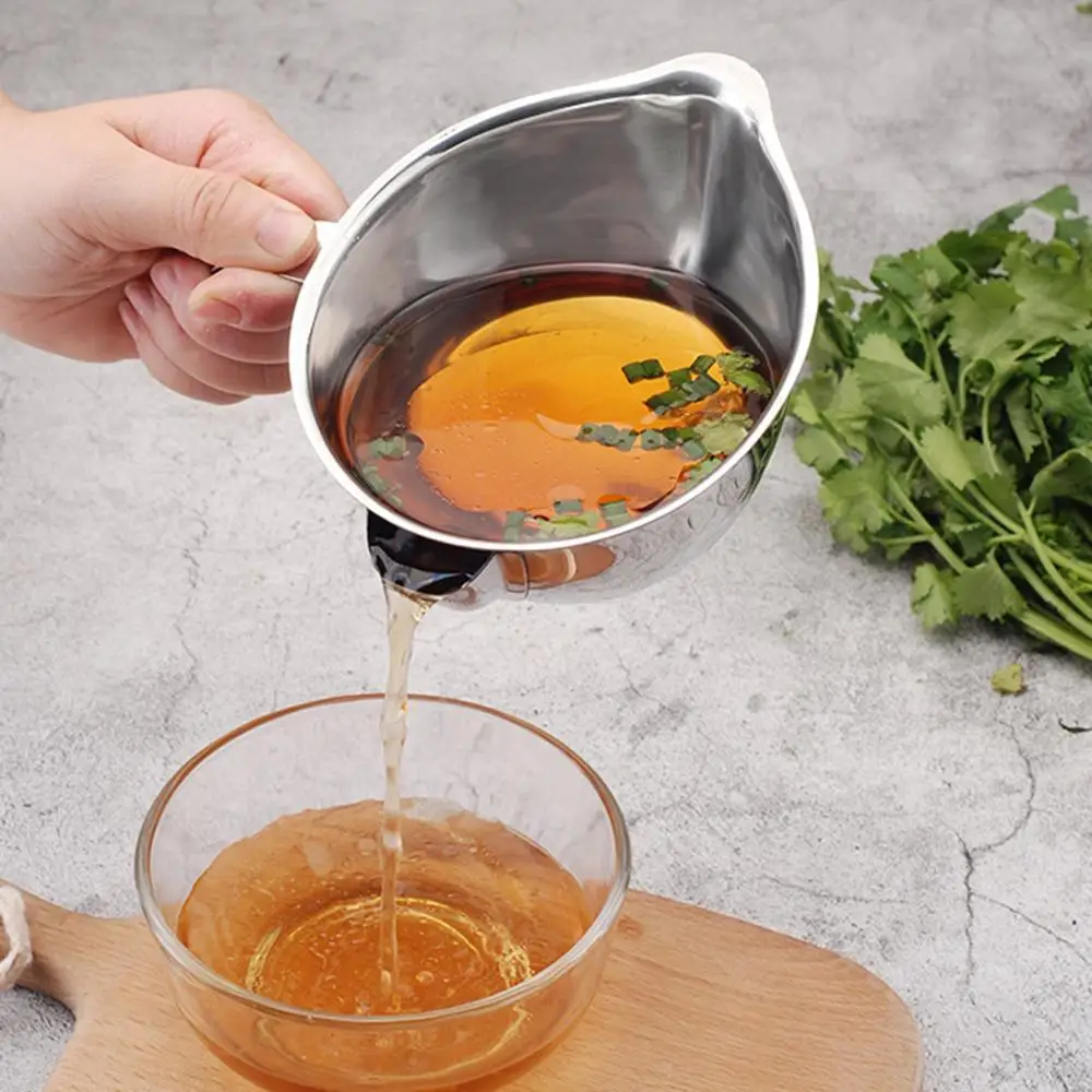 Oil Separator Cooking Grease Fat StainlessSteel Oil Bowl Soup Fat Separator Strainer Kitchenware
Oil Separator Cooking Grease Fat StainlessSteel Oil Bowl Soup Fat Separator Strainer Kitchenware