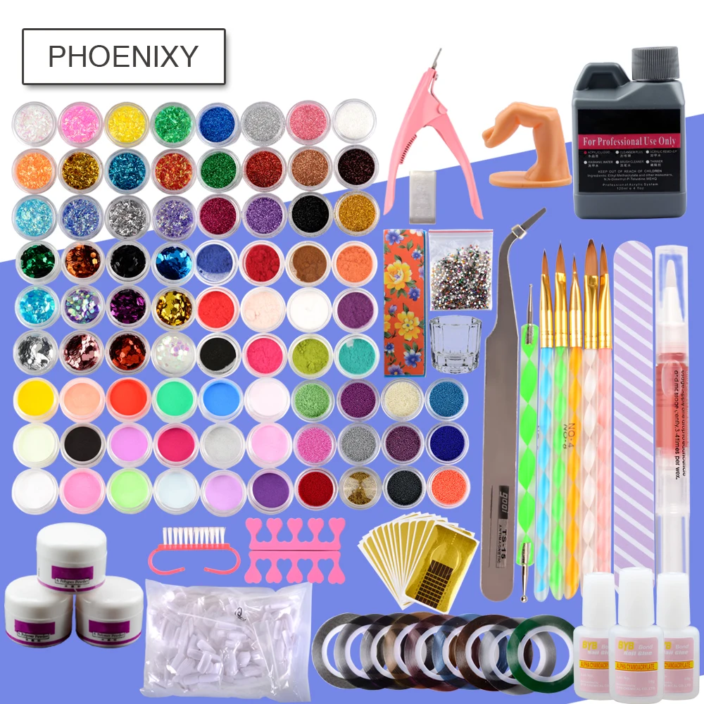 Acrylic Nail Kit Acrylic Powder Nail Gel Manicure Tools Nail Art Powder Liquid Brush Glitter Clipper Primer File Manicure Set
Acrylic Nail Kit Acrylic Powder Nail Gel Manicure Tools Nail Art Powder Liquid Brush Glitter Clipper Primer File Manicure Set