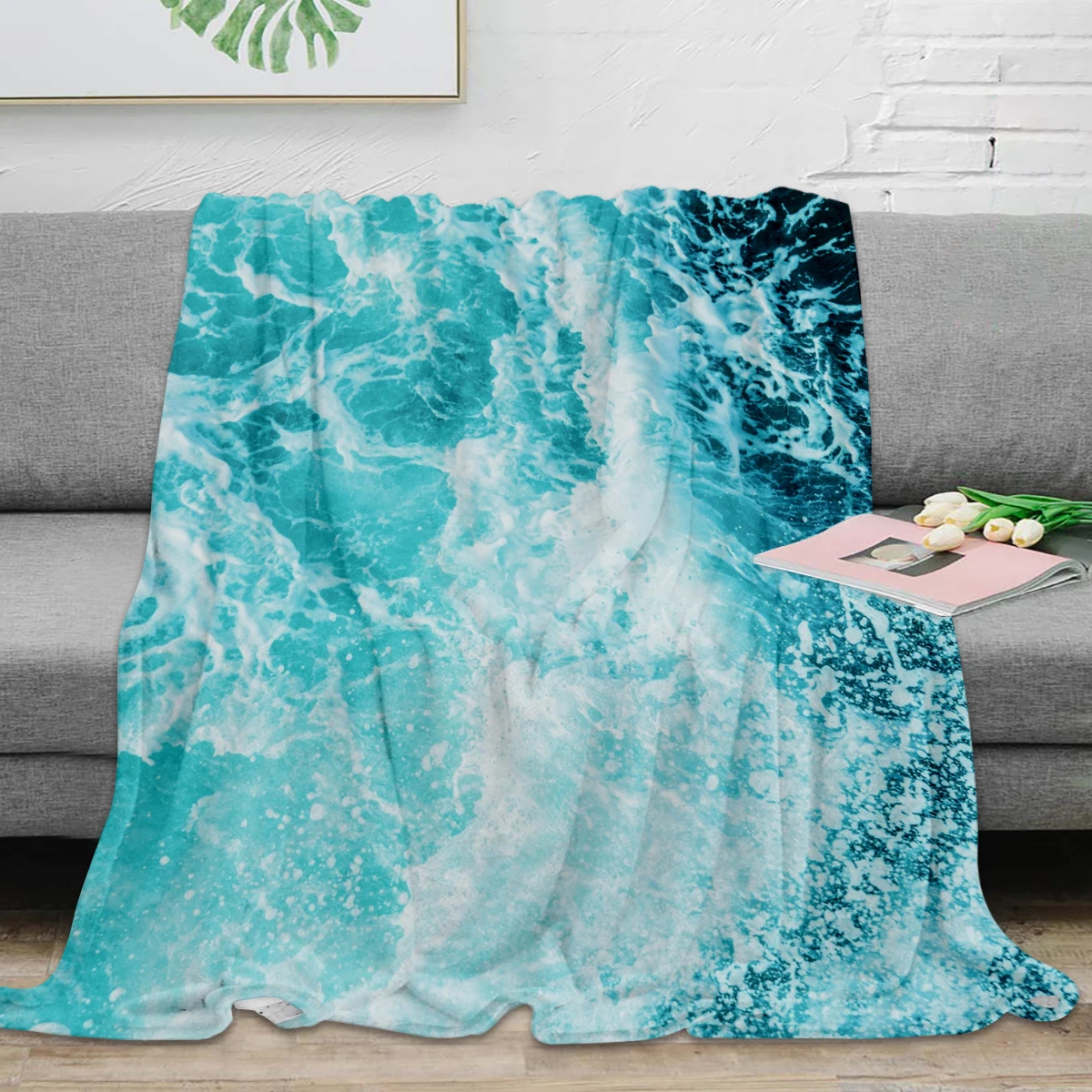 BIGHOUSES Throw Blanket Perfect Sea Waves Throw Blanket Warm Microfiber Blanket Flannel Blanket Bedroom Decor Blankets For Beds
BIGHOUSES Throw Blanket Perfect Sea Waves Throw Blanket Warm Microfiber Blanket Flannel Blanket Bedroom Decor Blankets For Beds