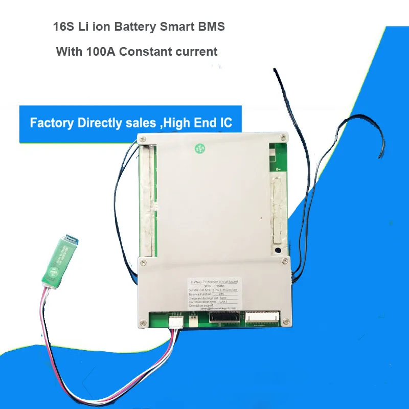 67.2V 16S li ion 60V Battery Smart PCB board with UART communication and Bluetooth Function 48V Lifepo4 Smart BMS 100A to 150A
67.2V 16S li ion 60V Battery Smart PCB board with UART communication and Bluetooth Function 48V Lifepo4 Smart BMS 100A to 150A
