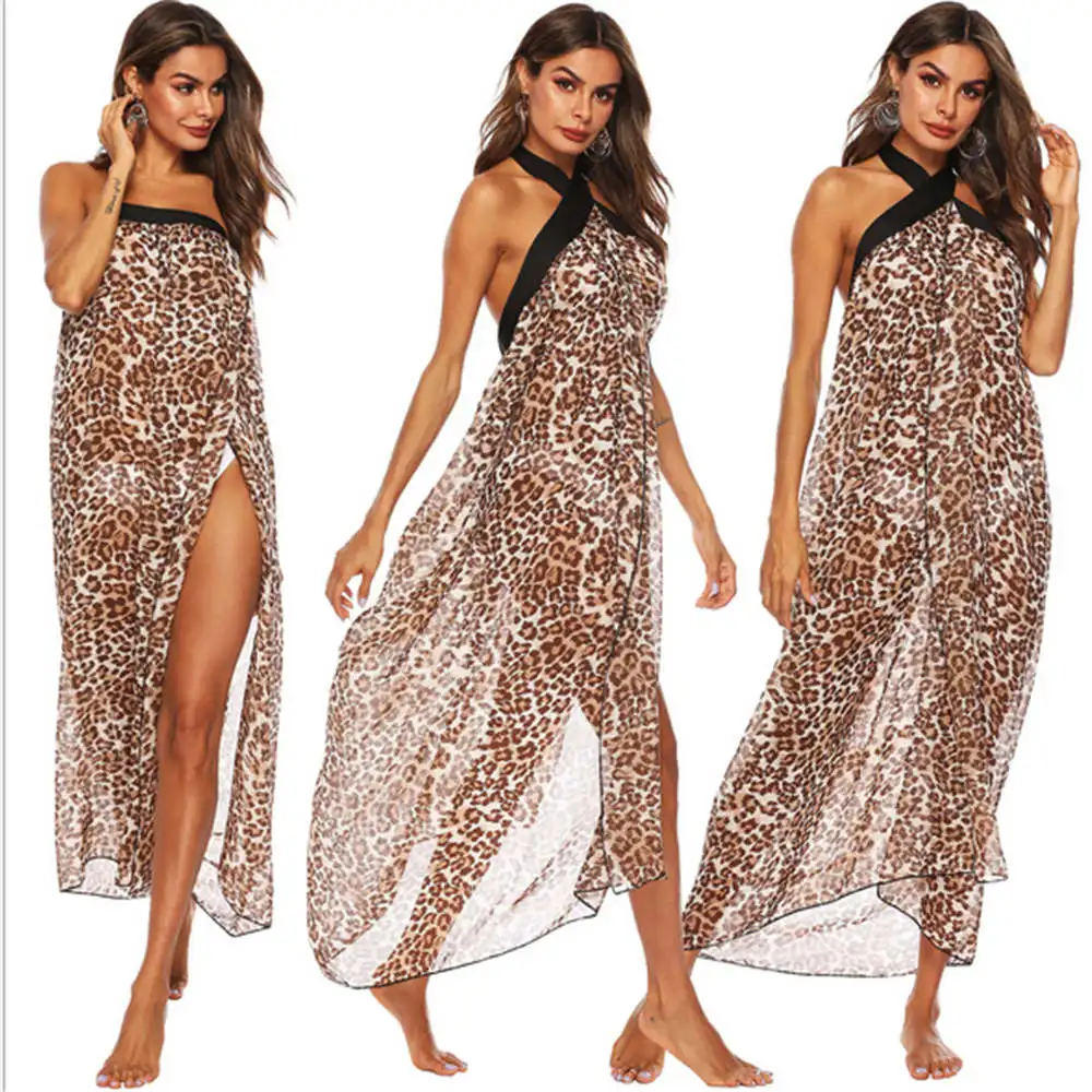 2019 NEW Women Leopard Lace Beach Dress Cover-Ups Summer Ladies Bikini Cover Up Beachwear Bathing Suit
2019 NEW Women Leopard Lace Beach Dress Cover-Ups Summer Ladies Bikini Cover Up Beachwear Bathing Suit