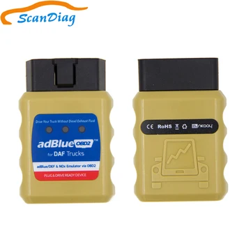 OBD2 Scanner Trucks Adblue Emulator for DAF Adblueobd2 OBD2 Scanner Trucks Diagnostic Tool Heavy Duty Diesel Scan Tool
OBD2 Scanner Trucks Adblue Emulator for DAF Adblueobd2 OBD2 Scanner Trucks Diagnostic Tool Heavy Duty Diesel Scan Tool