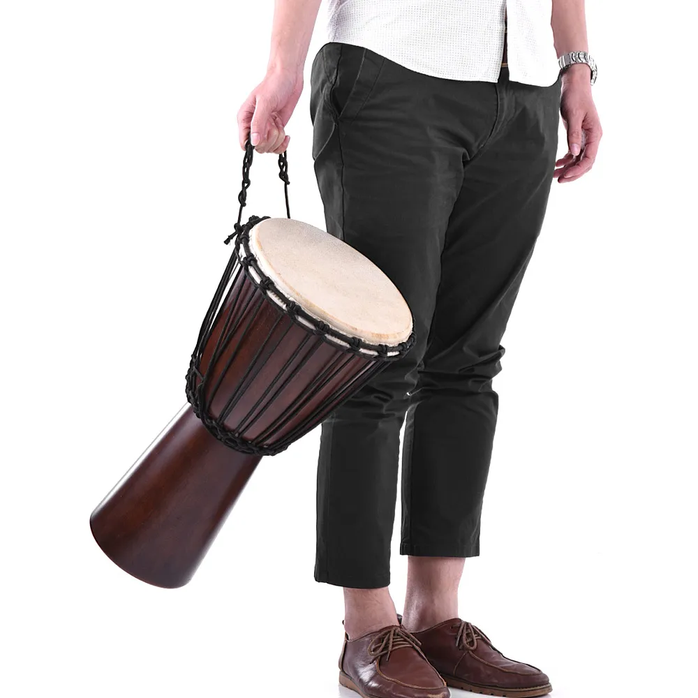 Professional 8" / 10" African Djembe Drum Hand Bongo Drum Percussion Music Instrument Select Hardwood Body Goatskin Head
Professional 8" / 10" African Djembe Drum Hand Bongo Drum Percussion Music Instrument Select Hardwood Body Goatskin Head