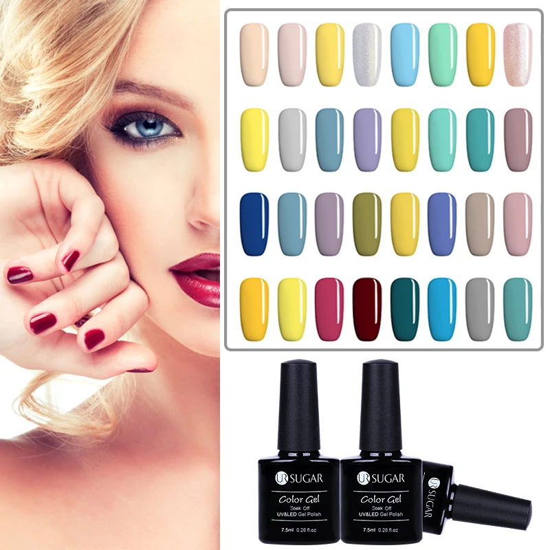 UR SUGAR 7.5ml UV Gel Polish Yellow Series Color Coat Nail Art Gel Polish Soak Off UV Led Varnish Vernis Semi Permanent
UR SUGAR 7.5ml UV Gel Polish Yellow Series Color Coat Nail Art Gel Polish Soak Off UV Led Varnish Vernis Semi Permanent