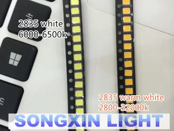 100pcs 0.2W SMD 2835 LED Lamp Bead 20-25lmWhite/Warm White SMD LED Beads LED Chip DC3.0-3.6V for All Kinds of LED Light
100pcs 0.2W SMD 2835 LED Lamp Bead 20-25lmWhite/Warm White SMD LED Beads LED Chip DC3.0-3.6V for All Kinds of LED Light