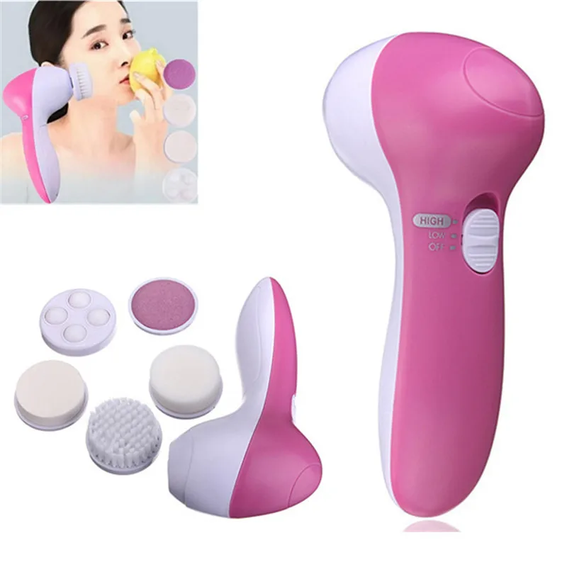 5 In 1 Electric Facial Cleaning Brush Face Skin Care Cleaner Tool Women Makeup Beauty Tool
5 In 1 Electric Facial Cleaning Brush Face Skin Care Cleaner Tool Women Makeup Beauty Tool