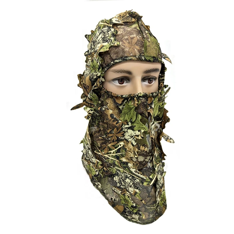 3D Leaf Camouflage Hunting Mask Tactical Outdoor Portable Headgear Hunting Camping Bionic Camouflage Headgear Outdoor Hunting
3D Leaf Camouflage Hunting Mask Tactical Outdoor Portable Headgear Hunting Camping Bionic Camouflage Headgear Outdoor Hunting