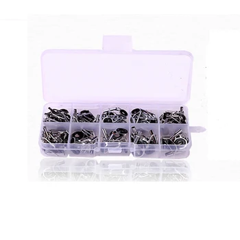 7packs/lot 80Pcs Fishing Rod Guide Guides Tip Set Repair Kit DIY Eye Rings Stainless Steel Frames With Plastic Fish Box
7packs/lot 80Pcs Fishing Rod Guide Guides Tip Set Repair Kit DIY Eye Rings Stainless Steel Frames With Plastic Fish Box