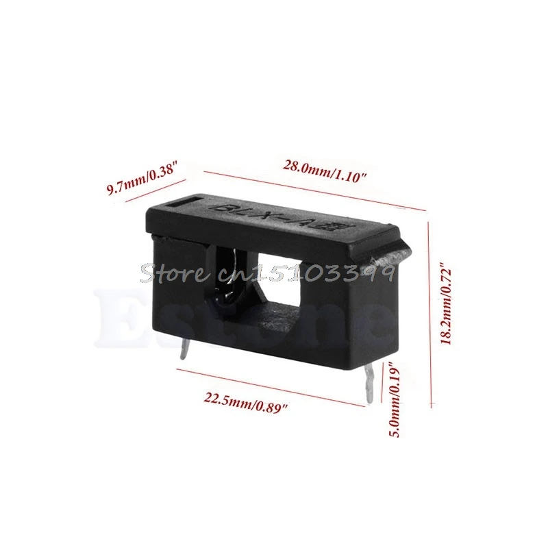 RY-CAN 20 Pcs Rubber Instrument Case Non-Slip Cabinet Box Foot Bumpers Feet 17x10x14mm