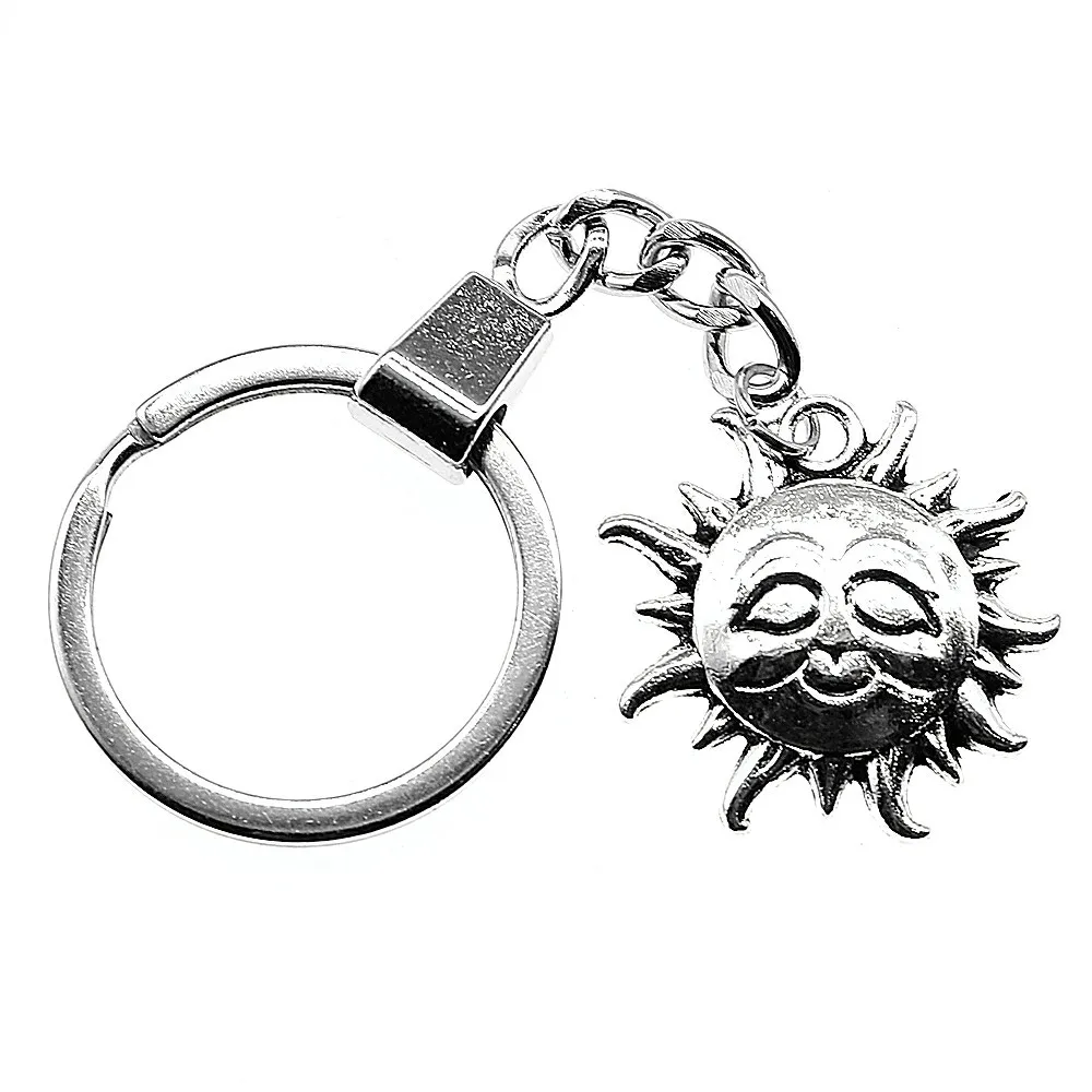 27x27mm Sun Keychain 2 Colors Antique Bronze Antique Silver Fashion Handmade Keychain Party Gift Jewelry Dropshipping
27x27mm Sun Keychain 2 Colors Antique Bronze Antique Silver Fashion Handmade Keychain Party Gift Jewelry Dropshipping