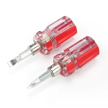 1PC/set Mini Dual Interchangeable Function Short Cross Shaped Screw Driver Slotted Screwdriver Hammer lat DIY Repair Tools
1PC/set Mini Dual Interchangeable Function Short Cross Shaped Screw Driver Slotted Screwdriver Hammer lat DIY Repair Tools