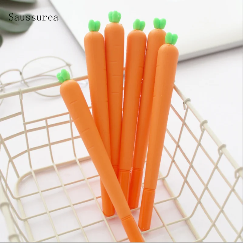 2pc Kawaii Carrot Pen Cute Simulation Carrot Type Gel Pen Black Signature Pen School Children Office School Supplies Stationery
2pc Kawaii Carrot Pen Cute Simulation Carrot Type Gel Pen Black Signature Pen School Children Office School Supplies Stationery