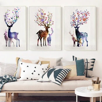 Abstract Watercolor Deer View Galaxy A4 A3 A2 Canvas Painting Art Print Poster Picture Living Room Portrait Home Decoration
Abstract Watercolor Deer View Galaxy A4 A3 A2 Canvas Painting Art Print Poster Picture Living Room Portrait Home Decoration