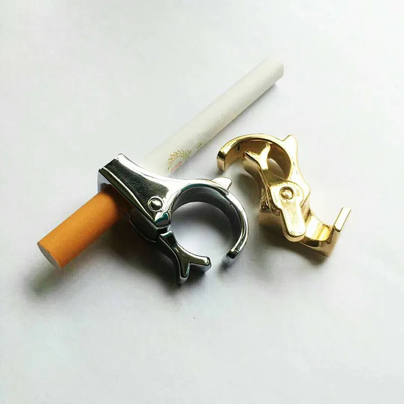 1PC Gold/Silver Creative Ring Design Finger Hand Rack Cigarette Holder Durable Alloy Smoking Accessories for Regular Smoker
1PC Gold/Silver Creative Ring Design Finger Hand Rack Cigarette Holder Durable Alloy Smoking Accessories for Regular Smoker