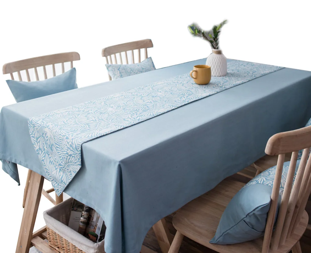 YO HOOM Kitchen Cotton Tablecloth Tablecover Coffee Table Cloth Table Cover Simple Blue
YO HOOM Kitchen Cotton Tablecloth Tablecover Coffee Table Cloth Table Cover Simple Blue