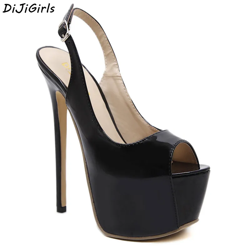 2018 New Brand Pumps Women Patent Leather High Heel Shoes 16CM Platform Pumps Open Toe Shoes Woman Fashion Party High Heels
2018 New Brand Pumps Women Patent Leather High Heel Shoes 16CM Platform Pumps Open Toe Shoes Woman Fashion Party High Heels