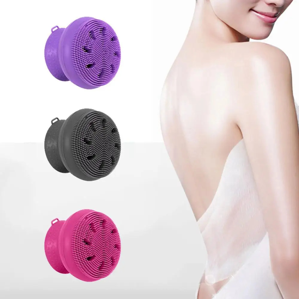 Hot Dry Skin Body Soft Silicone bristle the SPA Brush Shower Bristle without Handle @P | Дом и сад