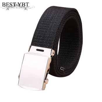 Best YBT Unisex Canvas Military tactics cowboy pants Belt Iron Automatic buckle Casual High Quality Unisex Belt
Best YBT Unisex Canvas Military tactics cowboy pants Belt Iron Automatic buckle Casual High Quality Unisex Belt
