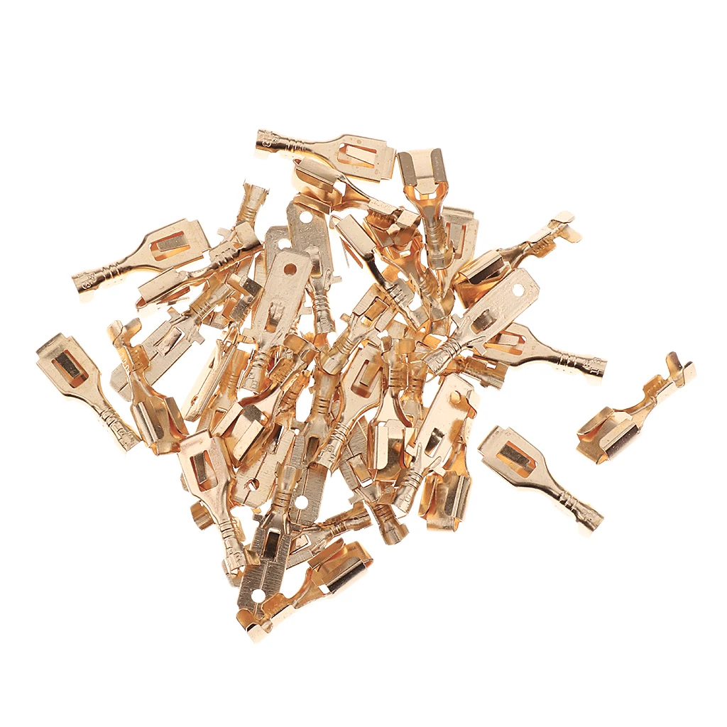10 Sets 2 Pin 6.3mm 2P Connectors Terminals Block Socket Scooter Motorcycle 10 Sets 2 Pin 6.3mm 2P Connectors Terminals Block Socket Scooter Motorcycle