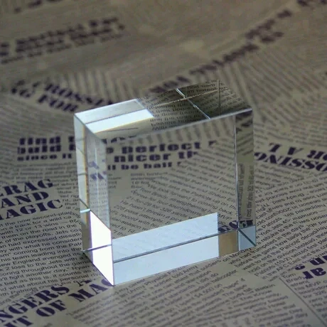 30mm plexiglass paperweight acrylic blank blocks business gift