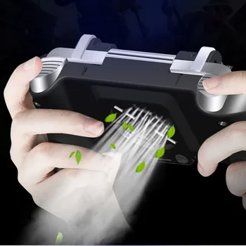 PUBG mobile game controller power bank with cooling fan mobile gamepad controller adjustable fire button aim key for iphone L1R1
PUBG mobile game controller power bank with cooling fan mobile gamepad controller adjustable fire button aim key for iphone L1R1
