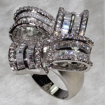 Full AAA Austrian Zircon Wedding Finger Ring Rotatable Bowknot Exaggerate Created Diamond Finger Ring engagement women jewelry
Full AAA Austrian Zircon Wedding Finger Ring Rotatable Bowknot Exaggerate Created Diamond Finger Ring engagement women jewelry