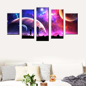 Canvas 5 Piece Rick and Morty Painting for Living Room HD Print Animated Cartoon Poster Picture Home Wall Art Frame Decoration
Canvas 5 Piece Rick and Morty Painting for Living Room HD Print Animated Cartoon Poster Picture Home Wall Art Frame Decoration